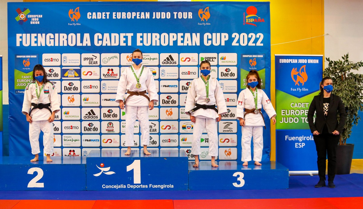 Medalla de ORO y 7º PUESTO  para los Judokas Navarros en la European Cup Cadete de Fuengirola. 19 y 20 de febrero 2022. RESULTADOS.